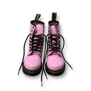 Dr. Martens 1460 W Boot  Lovely Pale Pink Doc Patent Women’s US 5 UK 3 EUR 36
